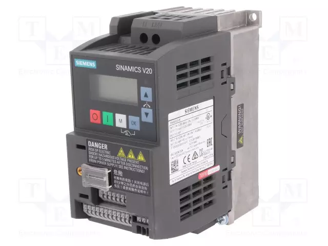 AUTOMATION MODULE: INVERTER - MAX MOTOR POWER: 0.55KW - 0÷599HZ - Yksivaiheiset vaihtosuuntaajat - 6SL3210-5BB15-5UV1 - 1