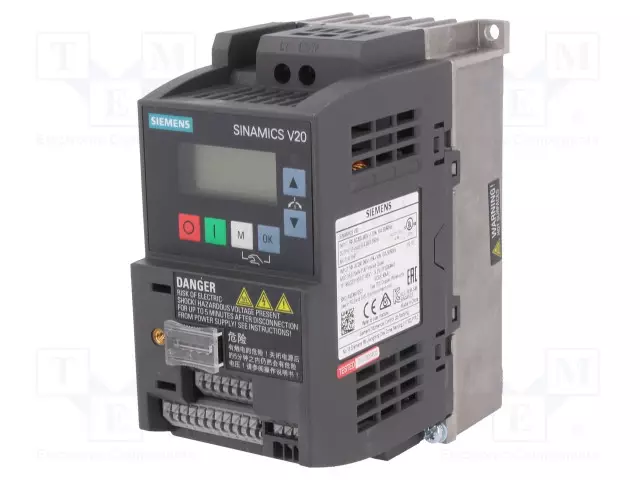 AUTOMATION MODULE: INVERTER - MAX MOTOR POWER: 0.75KW - 0÷599HZ - Yksivaiheiset vaihtosuuntaajat - 6SL3210-5BB17-5BV1 - 1