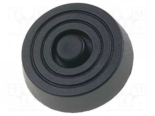 JALKA PIKA-ASENNUKSEEN - MUSTA - POLYETEENI - A: 10MM - B: 31,5MM - Koteloiden lisätarvikkeet - FF-11 - 1