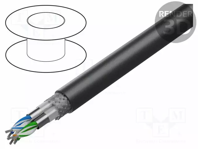 JOHTO - ALPHA ESSENTIAL DATA&BUS - 2X2X22AWG - CU - MUSTA - ATK-kaapelit - 6455-BK001 - 1