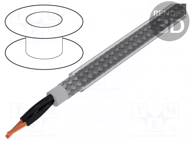 JOHTO - PRO-MET - 2X1MM2 - SUOJATTU,TINATTU KUPARIPUNOS - PVC - Suojatut moninapakaapelit - 470021CY-CL321 - 1