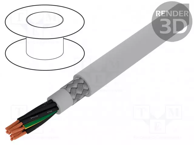 JOHTO - PRO-MET - 9G0,75MM2 - SUOJATTU,TINATTU KUPARIPUNOS - PVC - Suojatut moninapakaapelit - 470097CY-GE321 - 1