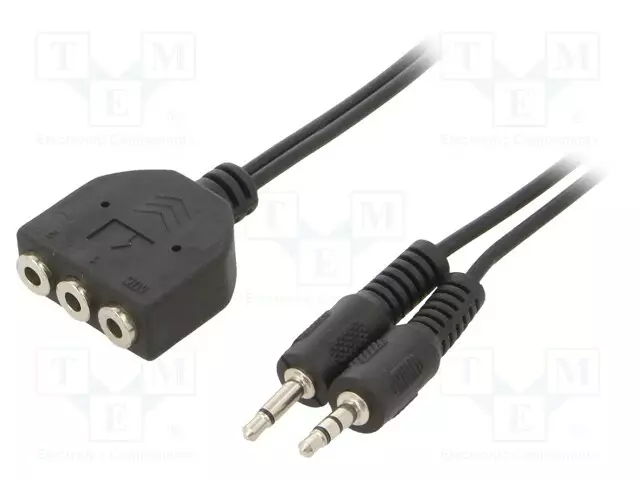 KAAPELI - 1M - MUSTA - Muut audio-videokaapelit - CC-MIC-1 - 1