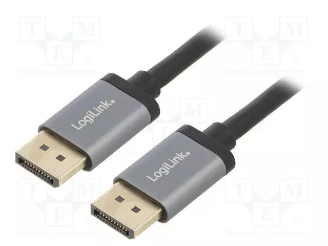 KAAPELI - DISPLAYPORT-PISTOKE,MOLEMMIN PUOLIN - DISPLAYPORT 1.2 - HDMI, DVI, DisplayPort johdot - CDA0101 - 1
