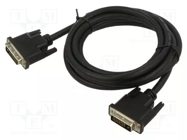 KAAPELI - DVI-D (24+1) PISTOKE,MOLEMMIN PUOLIN - TEKSTIILI - 1,8M - HDMI, DVI, DisplayPort johdot - ART-AL-OEM-131 - 1