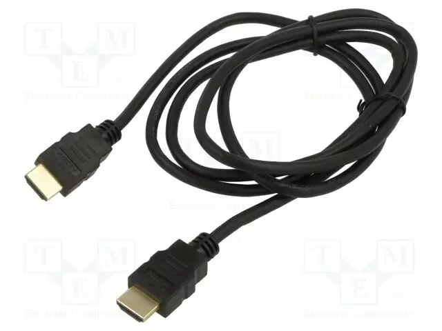 KAAPELI - HDMI-PISTOKE,MOLEMMIN PUOLIN - 3M - MUSTA - 30AWG - HDMI, DVI, DisplayPort johdot - ART-AL-11 - 1