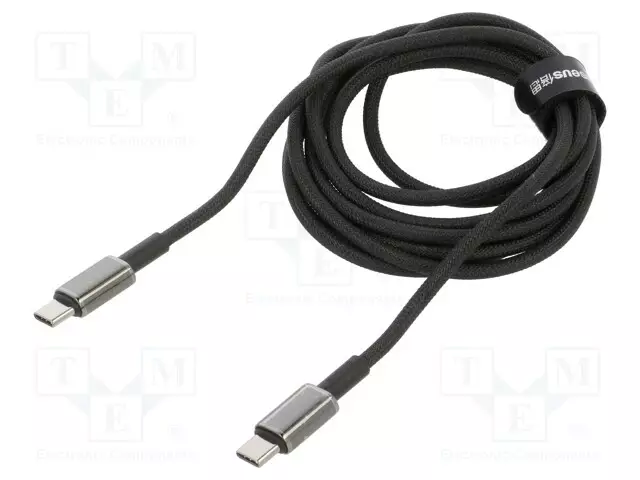 KAAPELI - HIGH SPEED,USB 2.0 - USB C PISTOKE,MOLEMMIN PUOLIN - 2M - USB kaapelit ja adapterit - CATWJ-A01 - 1