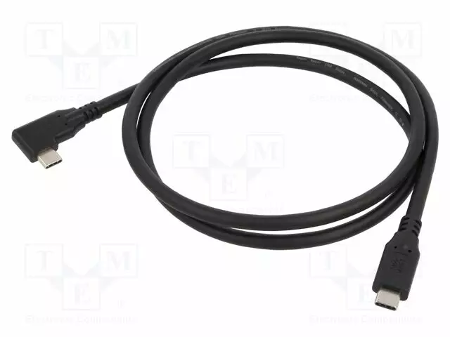 KAAPELI - THUNDERBOLT 3,THUNDERBOLT 4,USB 3.2 - 1M - MUSTA - PVC - USB kaapelit ja adapterit - GOOBAY-79421 - 1