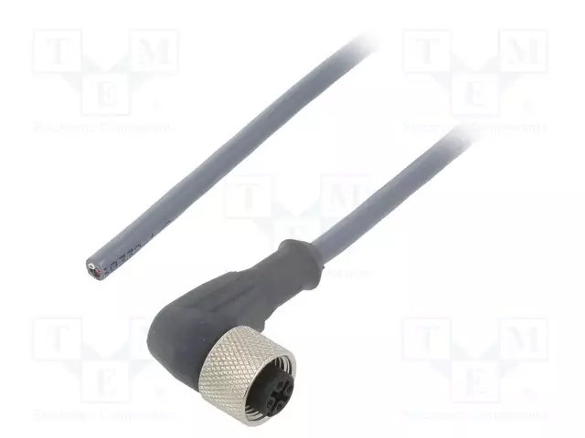 KAAPELI: ANTUREITA/AUTOMATIIKKAA VARTEN - M12 - PIN: 4 - KULMA - Teollisuus anturikaapelit - AW0400101-SL401 - 1