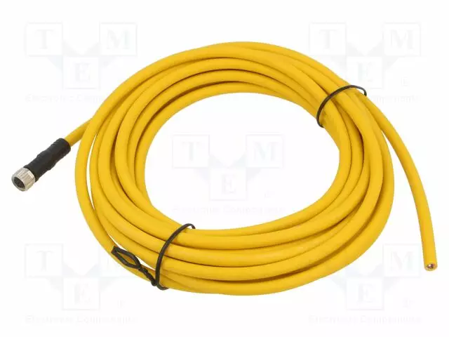 KAAPELI: ANTUREITA/AUTOMATIIKKAA VARTEN - M8 - PIN: 8 - SUORA - 5M - Teollisuus anturikaapelit - PZ-533151 - 1