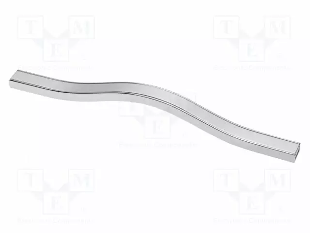 KAHVA - ALUMIINI - KROMI - H: 30MM - L: 512MM - W: 16,5MM - Koteloiden lisätarvikkeet - GTV-UA-DOPPIO41601 - 1