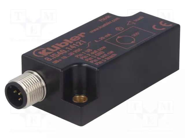 KALLISTUSANTURI - 0÷360° - M12 UROS - 1-AKSELINEN - -30÷70°C - IP68 - Teollisuus kallistusanturit - 8.IS40.14121 - 1