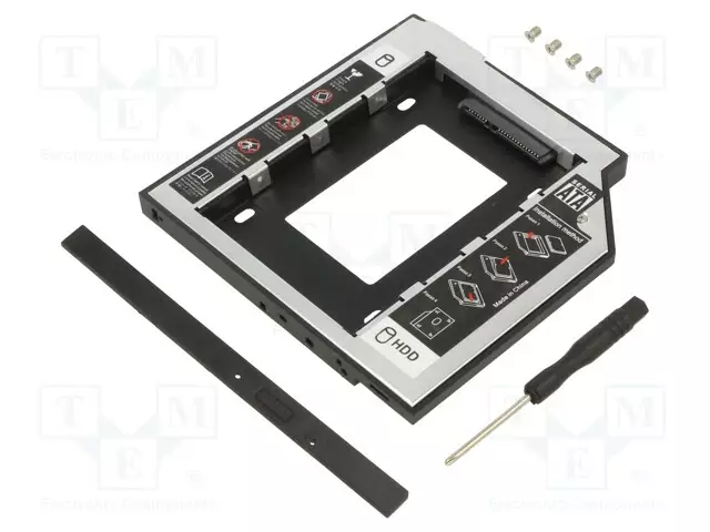 KIINTOLEVYJEN KOTELO: 2,5" - METALLI - SOPII KORTTIPAIKKAAN 3,5" - Tietokonetarvikkeet - muut - MF-95-01 - 1