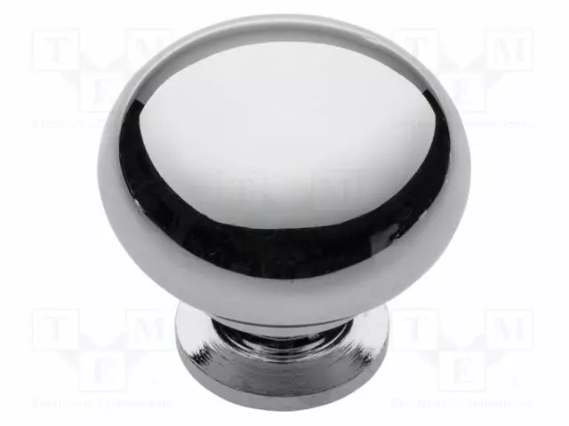 KNOB - Ø: 32.5MM - H: 30.5MM - STEEL - BERGAMO - PLATING: GALVANIZED - Sormiruuvit ja nupit - GTV-GS-BERGA-1-01 - 1