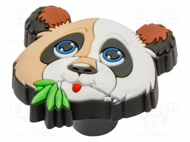 KNOB - RUBBER,ZAMAK - W: 38MM - L: 40MM - FOR CHILDRENS - KID - FURNITURE - Sormiruuvit ja nupit - GTV-UM-KID-U-001 - 1