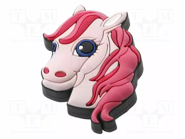 KNOB - RUBBER,ZAMAK - W: 40MM - L: 36MM - FOR CHILDRENS - KID - FURNITURE - Sormiruuvit ja nupit - GTV-UM-KID-W-001 - 1