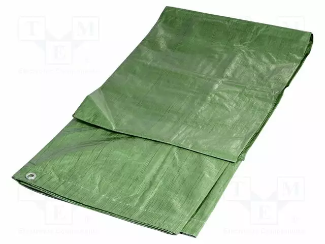 KUORMAPEITE - PIT: 3M - LEV: 2M - VIHREÄ - METALLIRENKAILLA - 90G/M2 - 6M2 - Pakkaaminen ja suojaus - SOLID-5931 - 1