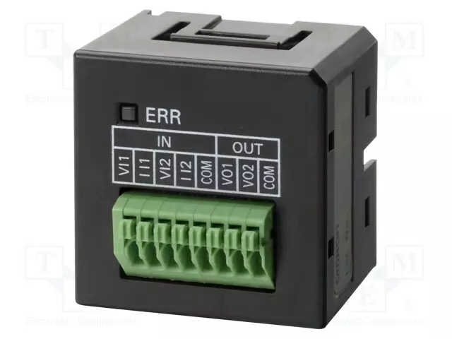 AUTOMAATIO­LAAJENNUSMODUULI - CP1W - OUT 1: 0÷10V - ANALOG.LÄHTÖ: 2 - PLC ajurit - CP1W-MAB221 - 1