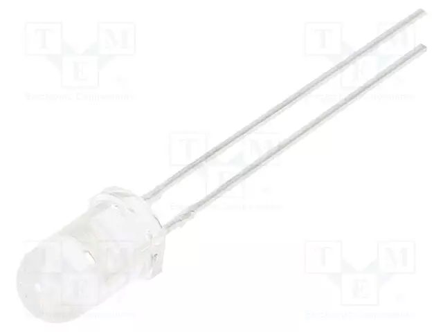 LED - PUNAINEN - 5MM - 4180÷8200MCD - 30° - ETUOSA: KUPERA - 2,1÷2,6VDC - Pyöreät LEDit - C503B-RCN-CX0Y0AA1 - 1