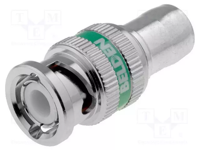 LIITIN: BNC - PISTOKE - UROS - SUORA - 75OHM - PURISTUS TRUE 360 - RG6 - BNC liittimet - 1694ABHD1 - 1