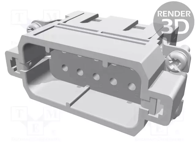 HDC-LIITTIMEN SISÄOSA - UROS - 16A - 250V - HAN® A - PIN: 10 - HARTING liittimet - 09200103001 - 1