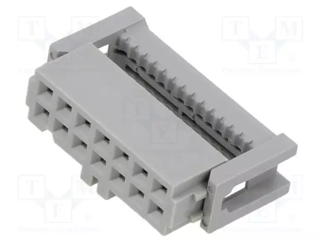 LIITIN: IDC - PISTOKE - NAARAS - PIN: 14 - 891 - SUORA - 2,5A - IDC - 2,54MM - IDC liittimet - 89114-0101 - 1