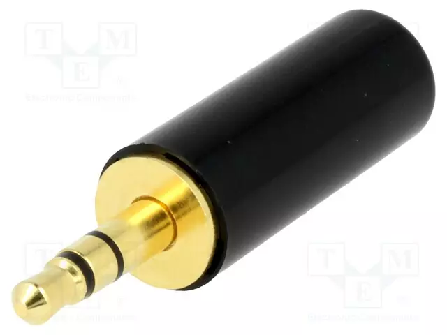LIITIN: JACK 3,5MM - PISTOKE - UROS - STEREO - NAVAT: 3 - SUORA - JOHTOON - Plugit ja jakit - FT6301 - 1