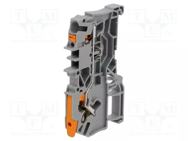LIITIN: KISKO-2102 - 24A - 800V - PUSH-IN - HARMAA - 0,25÷2,5MM2 - Kiskoliittimet - 2102-5201 - 1