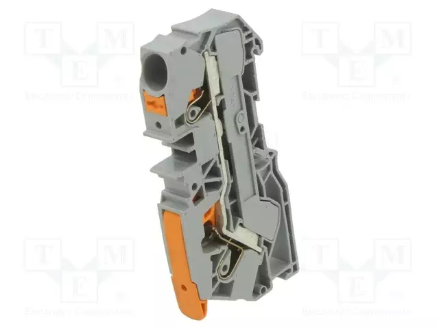 LIITIN: KISKO-2110 - 57A - 600V - PUSH-IN - HARMAA - 0,5÷16MM2 - NAVAT: 1 - Kiskoliittimet - 2110-5201 - 1