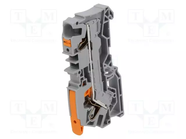 LIITIN: KISKO-2106 - 41A - 800V - PUSH-IN - HARMAA - 0,5÷6MM2 - NAVAT: 1 - Kiskoliittimet - 2106-5201 - 1