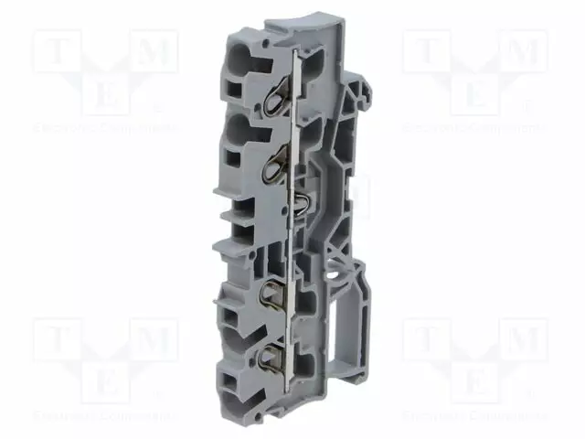 LIITIN: KISKO-2004 - 30A - 600V - JOUSIPURISTIN - HARMAA - 0,5÷4MM2 - Kiskoliittimet - 2004-1401 - 1