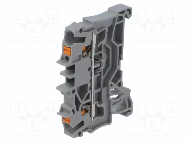LIITIN: KISKO-2202 - 24A - 800V - JOUSIPURISTIN - HARMAA - 0,25÷2,5MM2 - Kiskoliittimet - 2202-1201 - 1