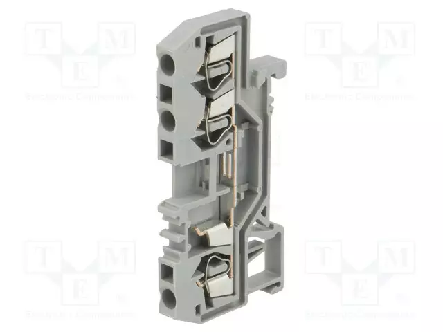 LIITIN: KISKO-24A - 800V - JOUSIPURISTIN - HARMAA - 2,5MM2 - NAVAT: 1 - Kiskoliittimet - 280-681 - 1