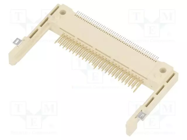 LIITIN: KORTTEJA VARTEN - COMPACT FLASH - SMT - GOLD FLASH - LCPOHM - Korttiliittimet - 101D-RACB-R01 - 1