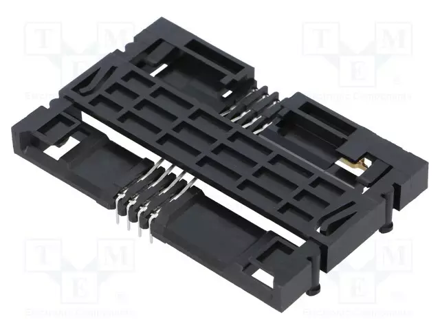 LIITIN: KORTTEJA VARTEN - SMART CARD - THT - KULLATTU - Korttiliittimet - 116B-DBC0-01 - 1