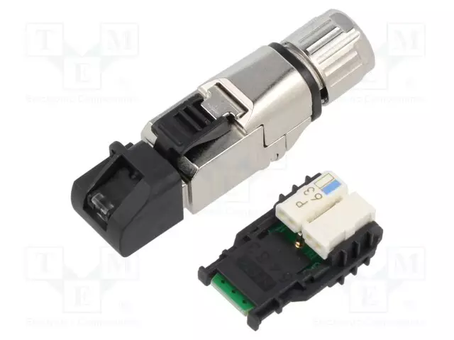 LIITIN: RJ45 - PISTOKE - PIN: 4 - CAT: 5 - SUOJATTU - 8P4C - 5,5÷10MM - IDC - RJ liittimet - 21700651 - 1