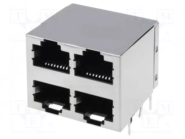 LIITIN: RJ45 - PISTORASIA - PIN: 8 - CAT: 5 - SUOJATTU,NELINKERTAINEN - RJ liittimet - 5569255-1 - 1