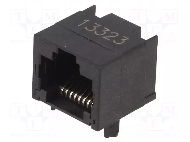 LIITIN: RJ45 - PISTORASIA - PIN: 8 - CAT: 5 - SUOJAAMATTOMAT - KULLATTU - RJ liittimet - 1-406525-1 - 1