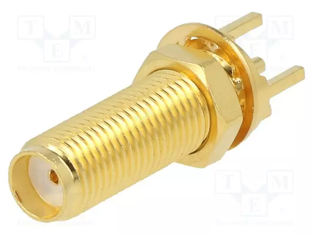 LIITIN: SMA - N LIITINAARAS - SUORA - ZAALTO-: 50OHM - THT - PTFE - SMA, SMB, SMC liittimet - BU-1420701491 - 1