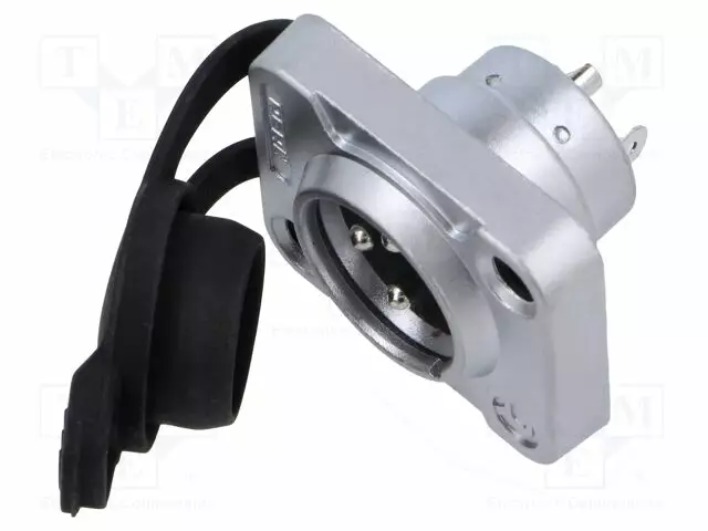 LIITIN: XLR - PISTORASIA - UROS - Z SERIES - 16A - 50V - PIN: 3 - IP65 - 16AWG - XLR liittimet ja tarvikkeet - RRX3M-Z-000-1 - 1