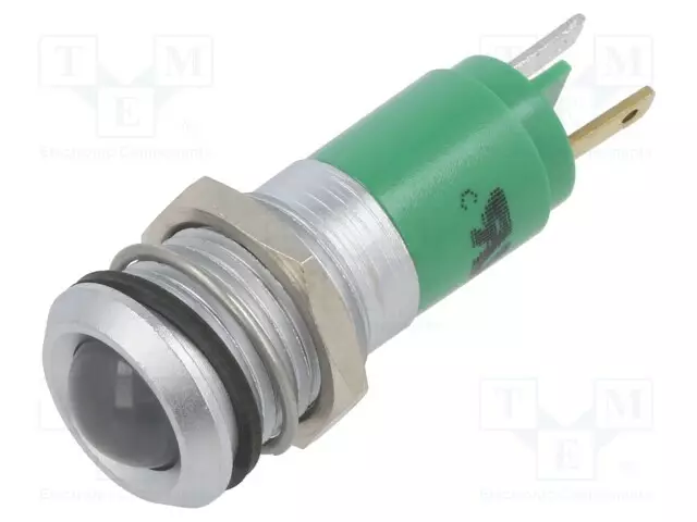 MERKKIVALO: LED - VIHREÄ - 24VDC - 24VAC - Ø14MM - Merkkivalot ja pienoislamput - 192B2351 - 1
