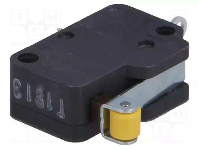 MIKROKYTKIN SNAP ACTION - 10A/400VAC - RULLAVIVUN KANSSA - SPDT - SANP ACTION mikrokytkimet - 1006.0701 - 1