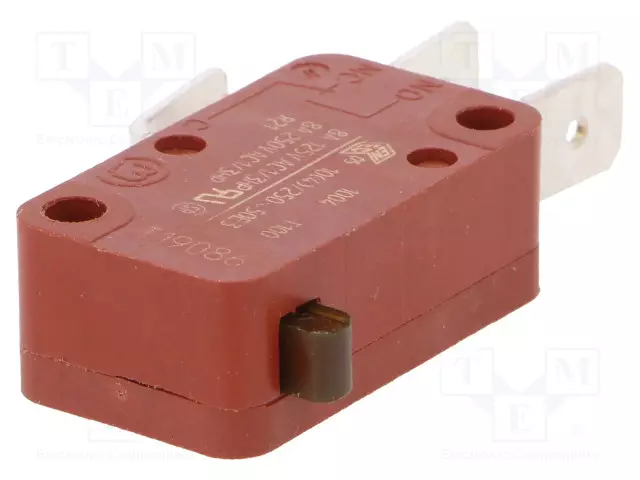 MIKROKYTKIN SNAP ACTION - 4A/250VAC - SPST NC + NO - AS: 2 - 1004 - SANP ACTION mikrokytkimet - 01004.1001-01 - 1