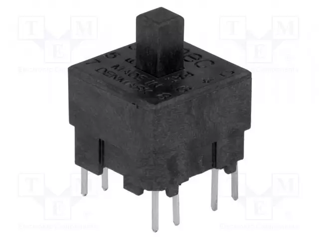 MIKROKYTKIN TACT - DPST-NO + DPST-NC - AS: 2 - 0,025A/120VDC - THT - TACT mikrokytkimet - MEC15401 - 1