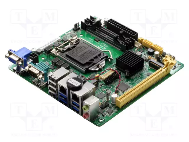 MINI-ITX EMOLEVY - X86-64 - LGA1151: N MUKAINEN - 12VDC - MINI BOARD - Muut mikrokontrollerit - MIX-Q370A2-A11 - 1