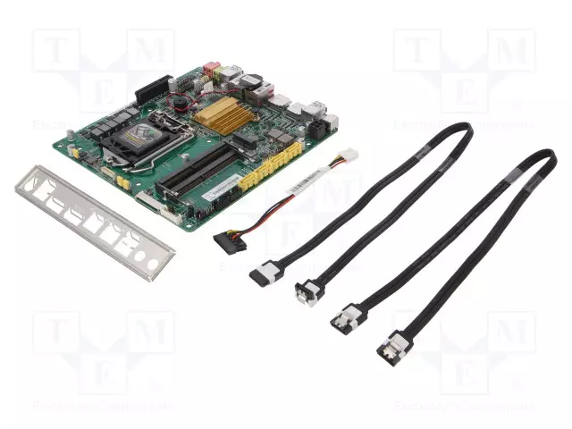 MINI-ITX EMOLEVY - X86-64 - LGA1151: N MUKAINEN - 12VDC - MINI BOARD - Muut mikrokontrollerit - MIX-Q370D1-A11 - 1