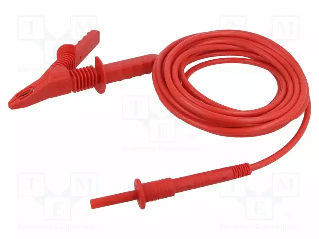 MITTAUSJOHTO - UZNAM: 5KV - PIT: 8M - PUNAINEN - HAUENLEUKA - Mittausjohdot - CA-P01295511 - 1