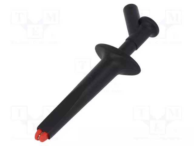 MITTAUSKOUKKU - KROKOTIILI - 16A - MUSTA - LIITOKSET: MESSINKI - 1KV - Testauskoukut - AB200-21 - 1