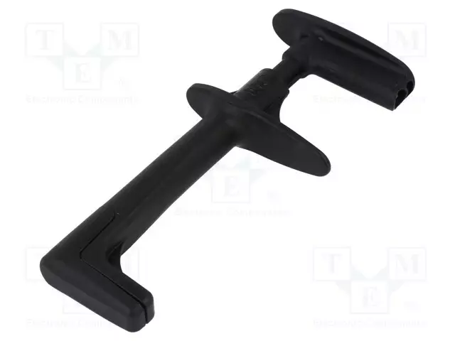 MITTAUSKOUKKU - KROKOTIILI - 32A - 1KVDC - MUSTA - 4MM - Testauskoukut - GRIP-FMA-21 - 1