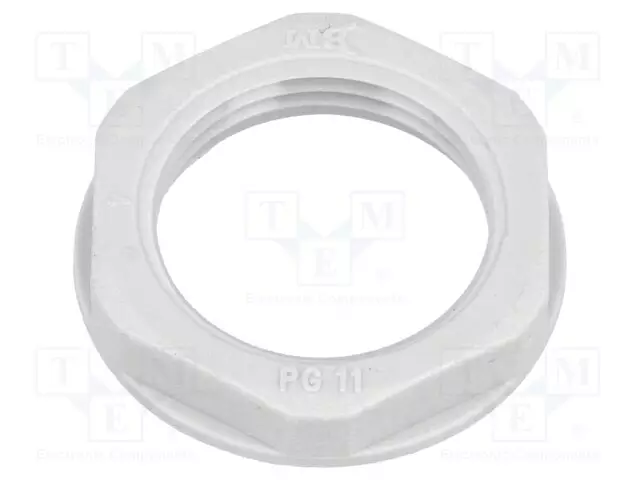 MUTTERI - PG11 - POLYAMIDI - 24MM - HARMAA - Läpivientikappaleiden mutterit - BM4811 - 1